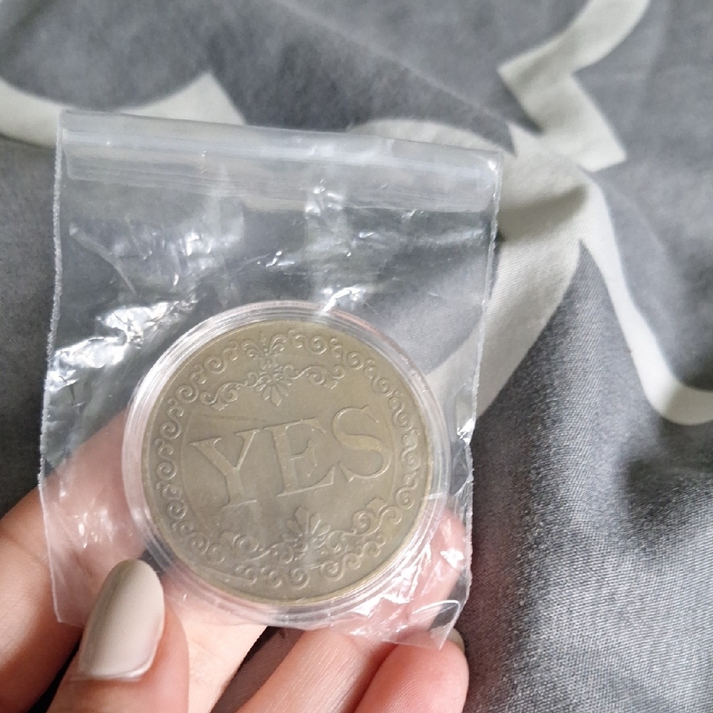 Silver YES Coin